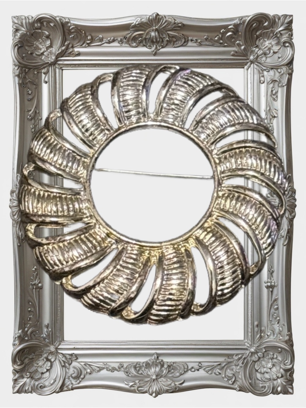 Napier Silver tone Vintage Brooch